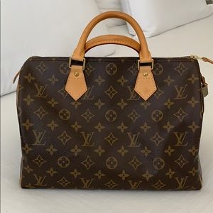 Authentic Louis Vuitton Speedy 30 Monogram Canvas